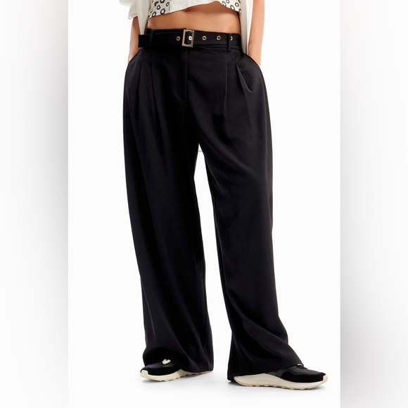 🔥NWT Desigual Wide Leg Trouser - Picture 15 of 15